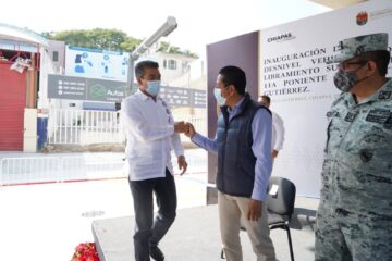 Reconoce Llaven  visión del gobernador para invertir en infraestructura pública en Chiapas