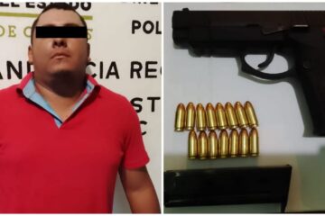 Policía Especializada, detiene a una persona por portación de arma de fuego en Mapastepec