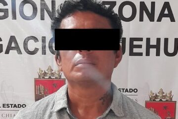 Detienen a implicado en delito de robo con violencia en Huixtla