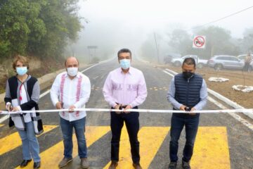 En San Fernando, REC inaugura el camino Ribera Portillo-Colonia Miguel Hidalgo