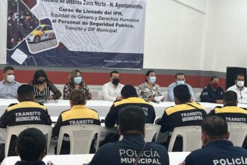 FGE imparte a policías de Reforma, taller “Fortalecimiento Policial con Perspectiva de Género”