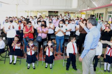 En Chiapa de Corzo, inaugura Rutilio Escandón reconstrucción y rehabilitación del preescolar “María de Angulo”