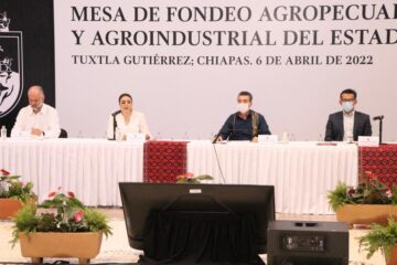 REC participa en la Mesa de Fondeo Agropecuario, Pesquero y Agroindustrial de Chiapas