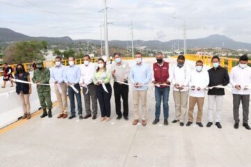 Rutilio Escandón inaugura paso a desnivel del cruce del Libramiento Sur y Bulevar Andrés Serra Rojas