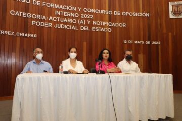 Se fortalece Carrera Judicial en la entidad con primera fase para Concurso de Oposición