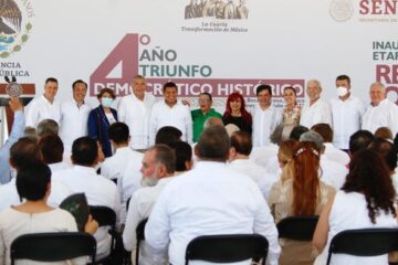 Asiste Rutilio Escandón a inauguración de la primera etapa constructiva de la Refinería Dos Bocas “Olmeca”