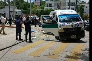 Dos muertos en accidente de colectivo en Tuxtla Gutiérrez