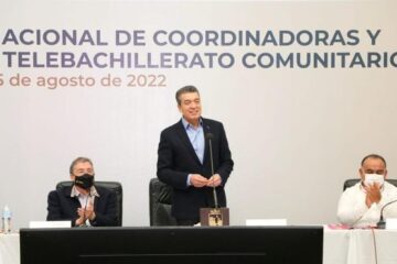 Asiste Rutilio Escandón a 2ª Reunión Nacional 2022 de Coordinadores de Telebachillerato Comunitario