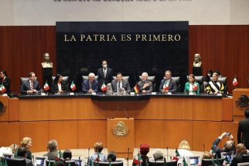 Santiago Creel preside Sesión Solemne con el presidente de Alemania, Frank-Walter Steinmeier