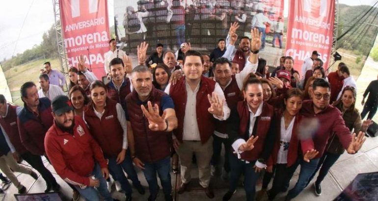 A 11 años de su fundación, Morena impera como primera fuerza política en  Chiapas: Carlos Molina - Filo y Sofía