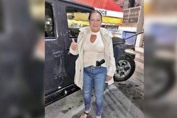 Exhiben a senadora de Morena de BCS con arma a la cintura