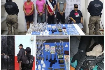 En cateo FGR asegura a cinco personas, Narcotico y un arma de fuego en Chiapas