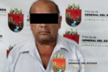 Ejecuta FGE orden de aprehensión contra acusado de Pederastia Agravada en Palenque