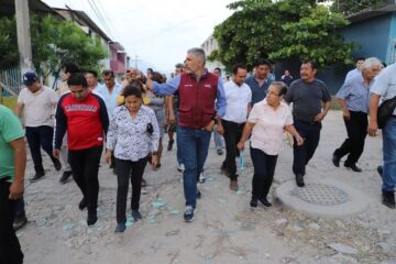 Se construirán vialidades nuevas para mejorar el transporte público y la seguridad en colonia Linda Vista Shanká: Ángel Torres