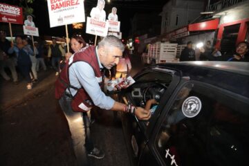 Con gran entusiasmo, Ángel Torres encabeza brigada de apoyo a Eduardo Ramírez desde la Calzada al Sumidero