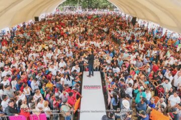 Eduardo Ramírez, manda un mensaje de paz y esperanza para Chiapas en Tzimol