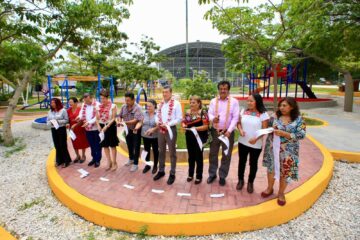 En Tuxtla Gutiérrez, Rutilio Escandón moderniza el Parque Público de la colonia Pedregal San Antonio