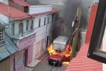 Queman papelería del IEPC en San Fernando, Chiapas