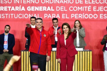 Alejandro Moreno y Carolina Vigiano, ganan de nuevo la dirigencia del PRI 2024-2028