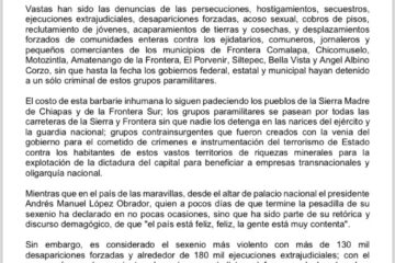 Maestros de la sección 40 denuncian desaparición de maestros en Chiapas