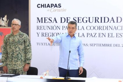 Reconoce Rutilio Escandón comportamiento civilizado del pueblo de Chiapas durante fiestas patrias