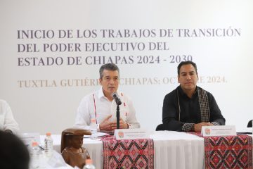 Inician Rutilio Escandón y Eduardo Ramírez trabajos de transición del Poder Ejecutivo del Estado 2024-2030