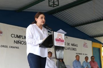 Valeria Rosales reitera su compromiso con la protección de los derechos de los niños en Villaflores