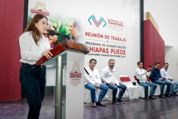 Valeria Rosales y subsecretario de Educación encabezan reunión de trabajo