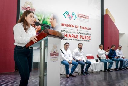 Valeria Rosales y subsecretario de Educación encabezan reunión de trabajo