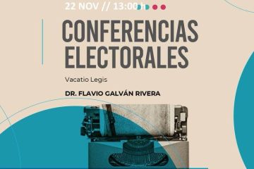 El Tribunal electoral convoca a conferencia «Vacatio legis»