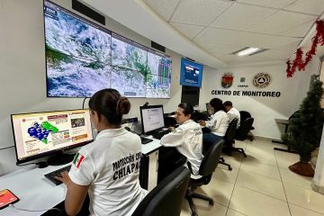 Alerta por frente frío y lluvias en Chiapas