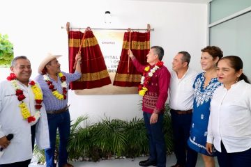 Inaugura Rutilio Escandón reconversión del Hospital Básico Comunitario de Ostuacán