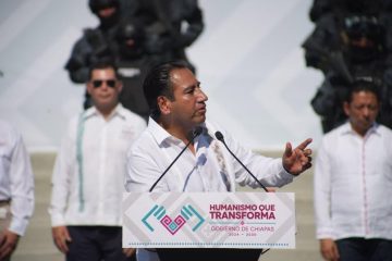 En Tapachula, el Gobernador de Chiapas, Fiscal General y el Secretario de Seguridad del Pueblo presentan la estrategia “FRIP”