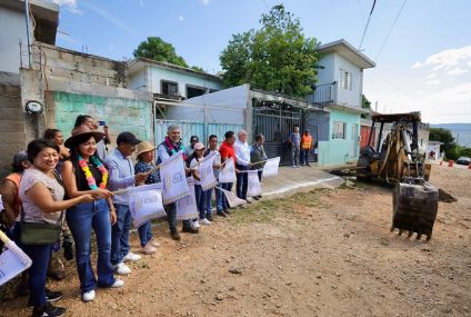 Obras integrales beneficiarán a familias de Loma Bonita: Angel Torres