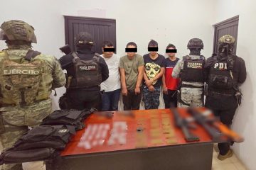 Aseguran armas y drogas en operativo interinstitucional en Amatán