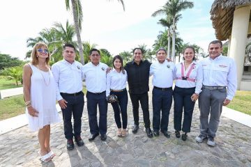 Eduardo Ramírez participa en presentación de proyectos de infraestructura portuaria en Puerto Chiapas