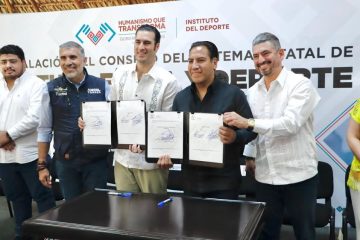 Titular de Instituto del Deporte firma instalación del Consejo del Sistema Estatal de Cultura Física y Deporte*