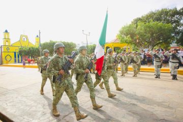 Con un fuerte dispositivo de seguridad inician clases presenciales en el plantel 59 Pantelhó del Cobach