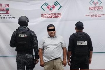 FGE y FRIP aprehenden a una persona como presunta responsable de desaparición cometida por particulares en Frontera Comalapa