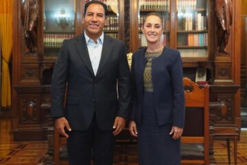 Claudia Sheinbaum, Eduardo Ramírez y magisterio logran grandes acuerdos