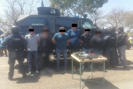 Detienen a seis personas y aseguran armas y vehículos en operativo interinstitucional en Chiapas